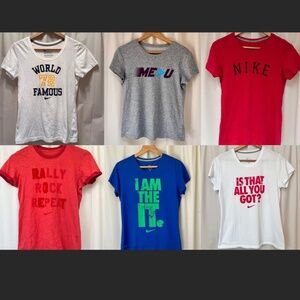 Nike t-shirts bundle of 6 medium